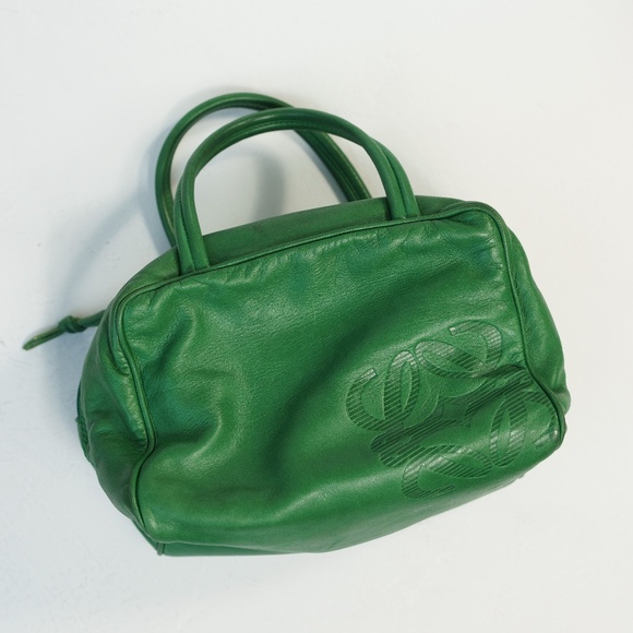LOEWE mini bag tote with the anagram logo, Green - Picture 10 of 12